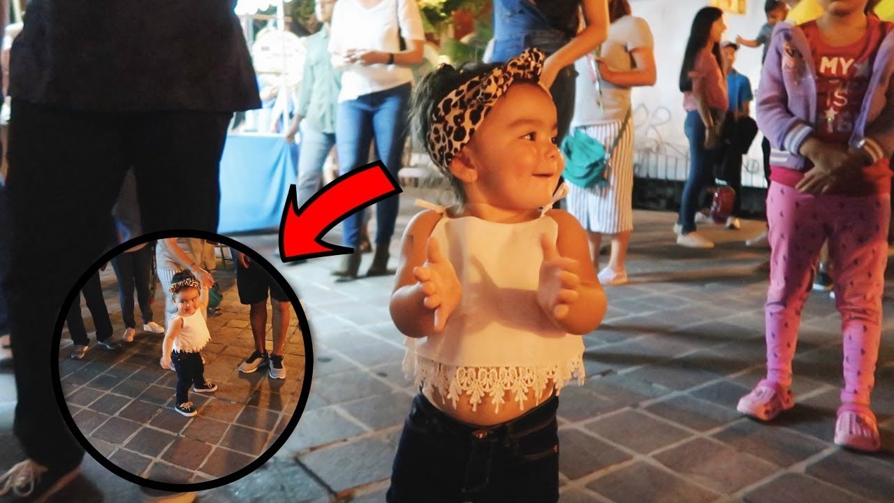 TODDLER GRABS STRANGER FROM CROWD AND DANCES!! *CUTE*