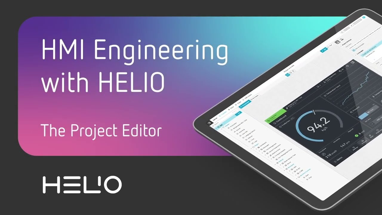 Der No-Code Editor zum Erstellen von industriellen HMIs – HELIO Getting Started