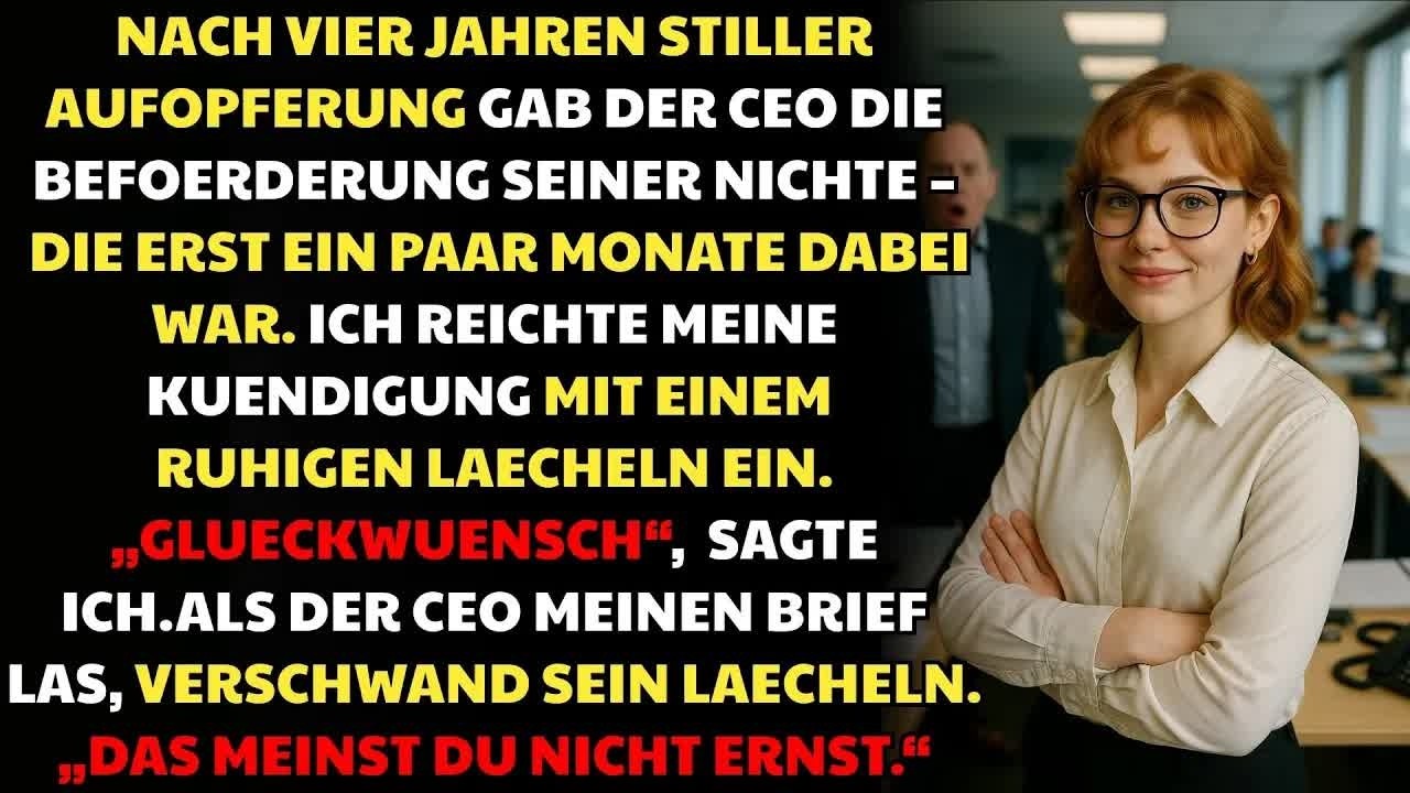 Sie Lachten, Als Ich Kuendigte – Bis Eine Juristische Mitteilung Ihr Laecheln Ausloeschte