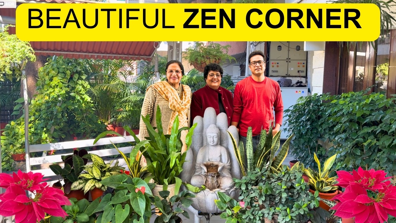 Indore की Kanta ji का Beautiful ZEN CORNER