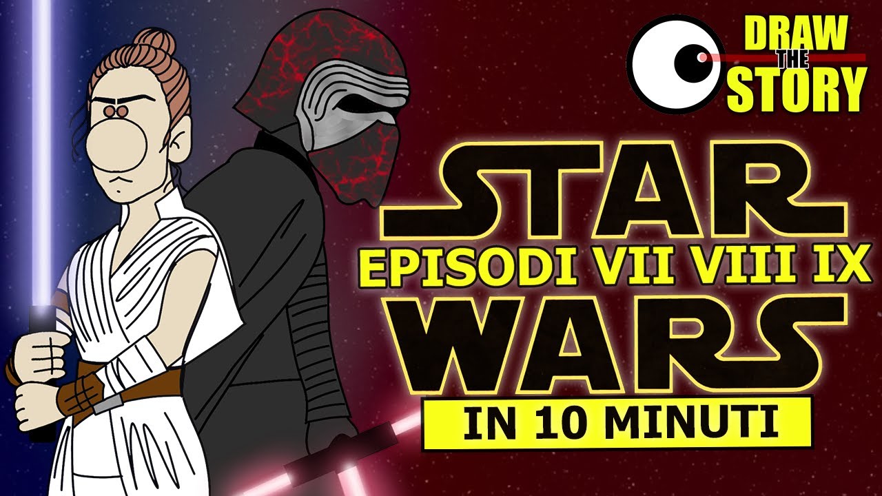 La TERZA TRILOGIA di STAR WARS in 10 minuti ⭐ Draw The Story