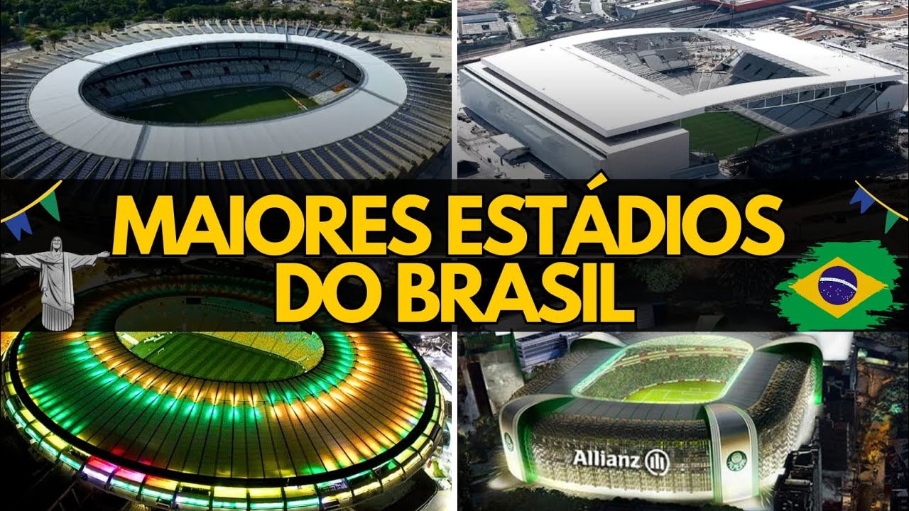 O MAIOR ESTÁDIO DE FUTEBOL DE CADA ESTADO BRASILEIRO (Atualizado) | Maracanã Ainda é o Maior???