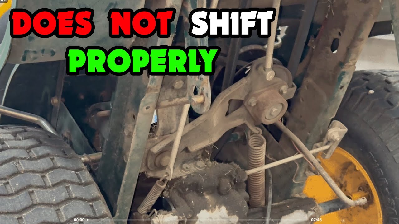 Yard Man Variable Speed Riding Mower by MTD Not Shifiting Properly