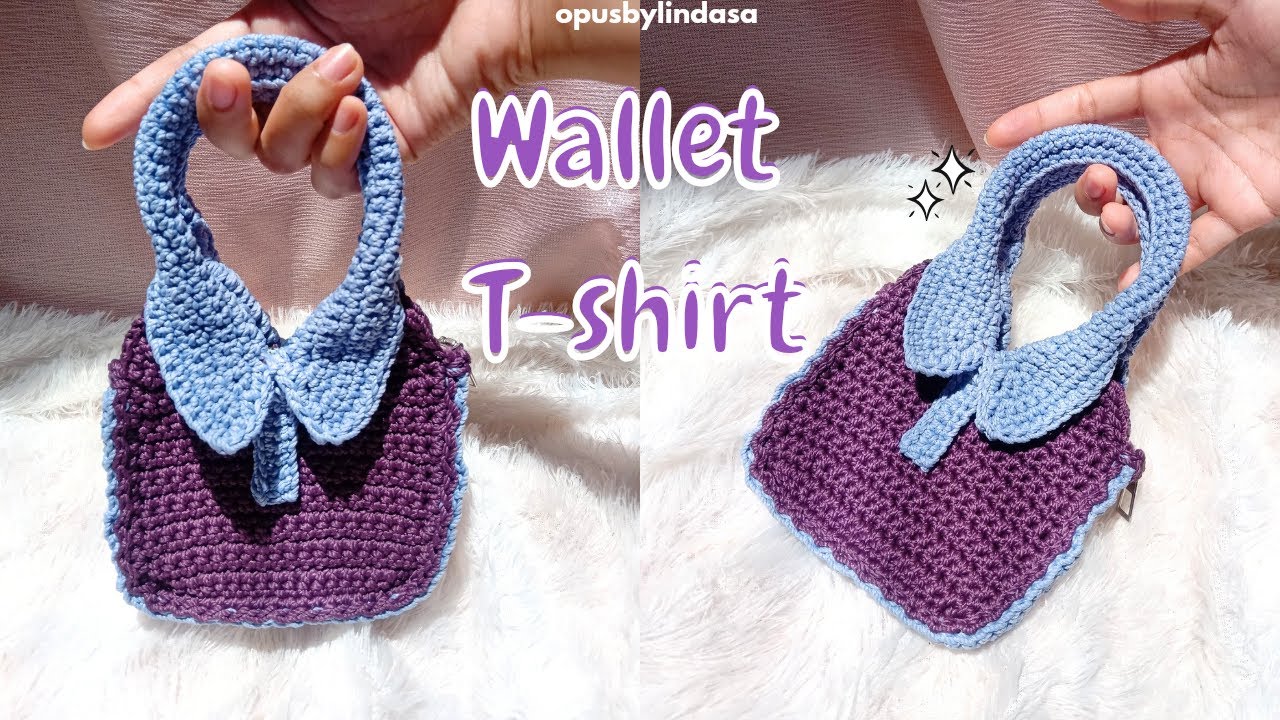 Wallet T-shit :: Easy Crochet Wallet :: Cute Crochet Wallet