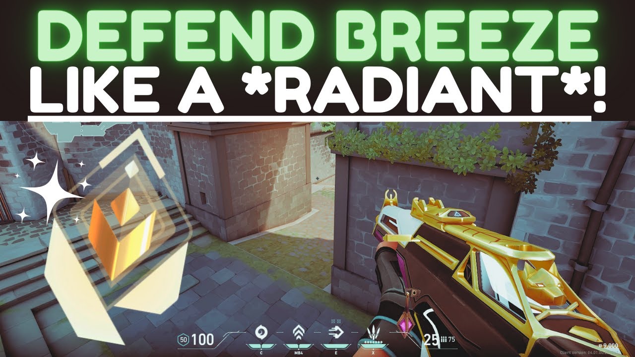 DEFEND from the BEST Spots Like a Radiant on BREEZE for EASY WINS!! (Valorant Breeze)