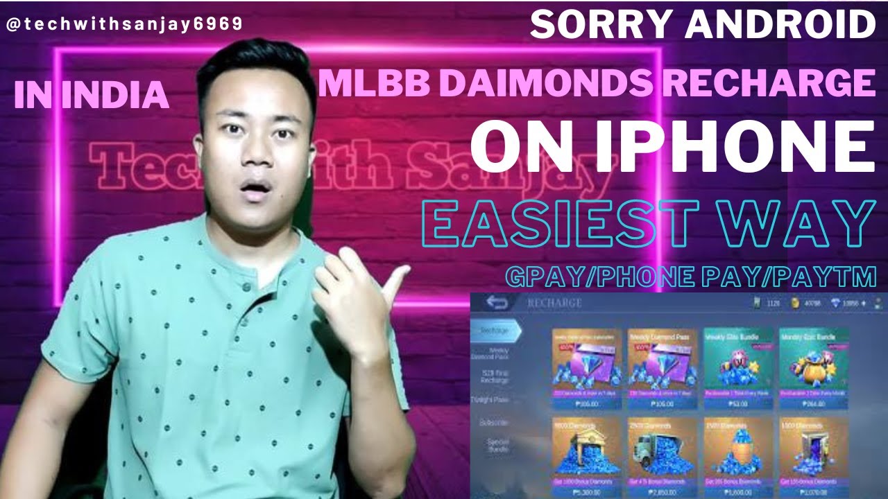 How To Recharge MLBB Diamonds on Iphone In India 2024 | How To Recharge MLBB Diamonds On iphone