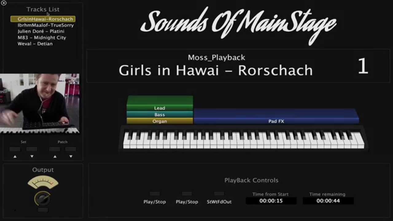 SOMS - MainStage : PlayBack Controls / Backing Tracks