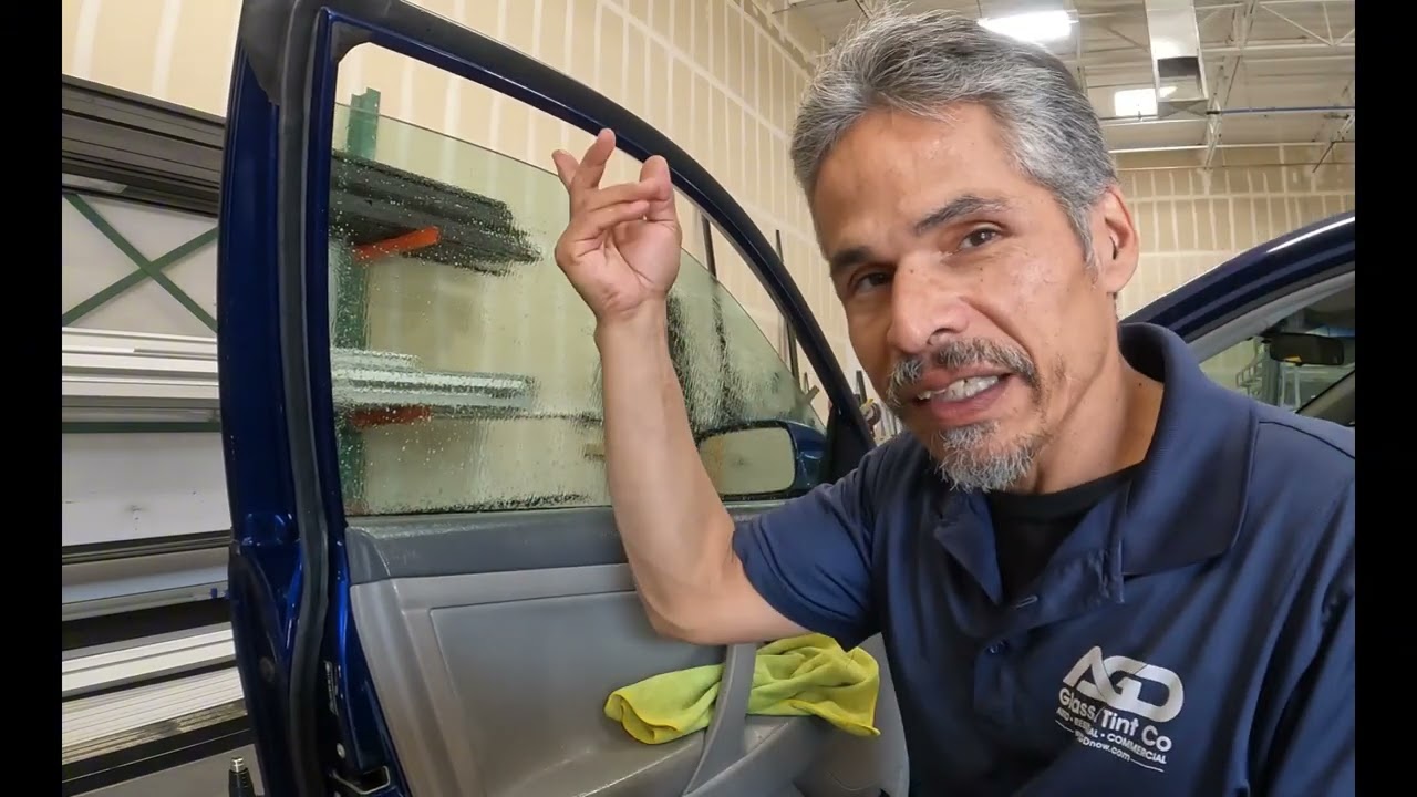 How to do a clean tint install on vehicle doors.
