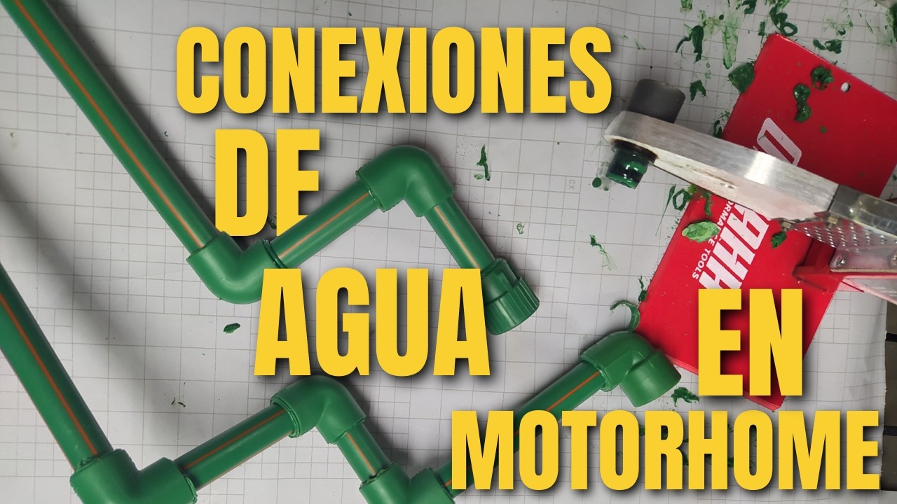 #18 🚐🔥 CÓMO ARMAR LA CONEXIÓN DE AGUA EN TU MOTORHOME 🔧💧BOMBA DE AGUA Y TERMOFUSIÓN 🛠️🚿