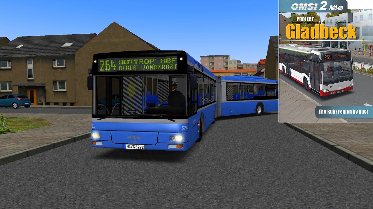 OMSI 2 | MAN Lion's City A23 | Add-On Gladbeck [Line 264] | Gameplay