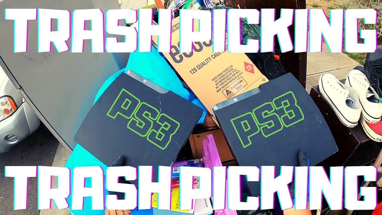 I Found PS3'S On The Side Of The Road! - Trash Picking Adventures Australia