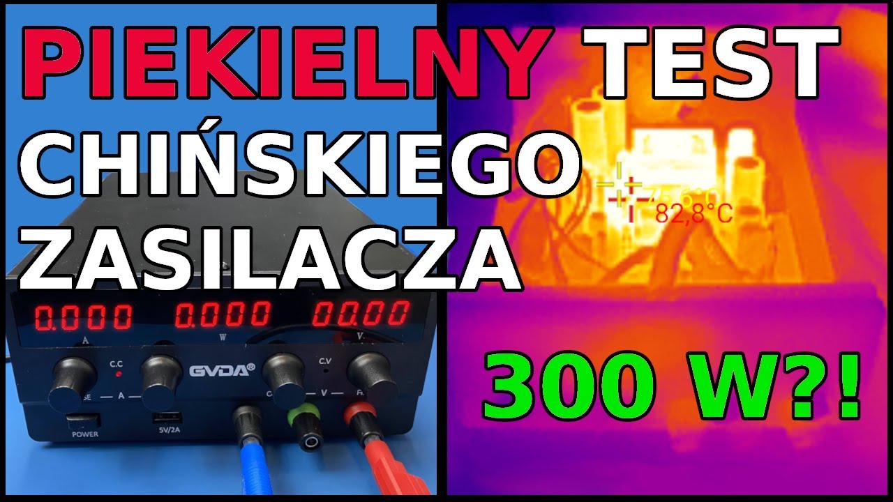GVDA SPS H3010 - Przetestowałem i rozebrałem chiński zasilacz laboratoryjny. Co z tego wyszło?