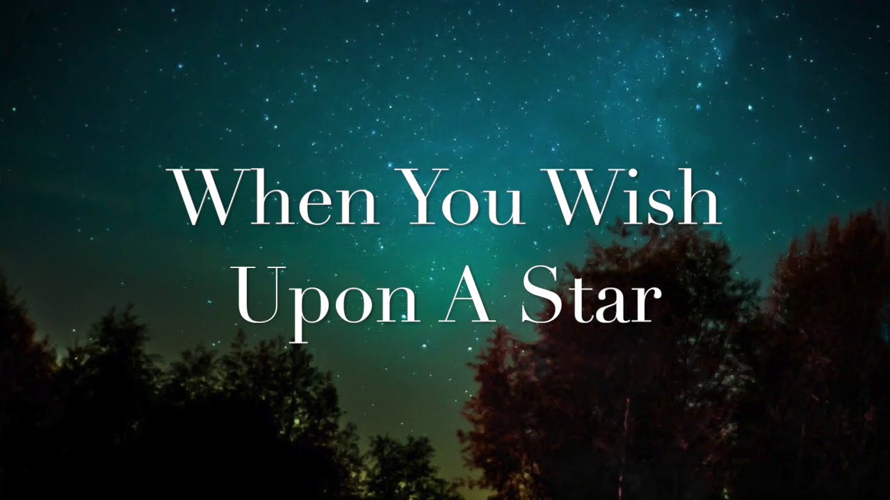 When You Wish Upon A Star(Washington) Backing track + music sheet