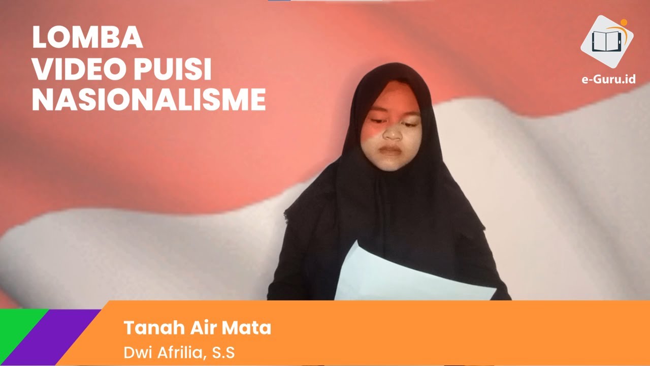 Tanah Air Mata oleh Dwi Afrilia, S.S (Lomba Puisi eGuru TV #2)