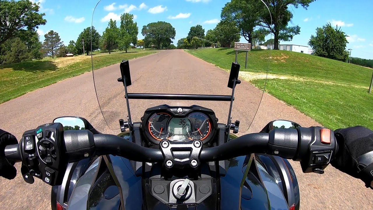 Awesome First Ride! Road trip to Perry Lake! Spyder F3S