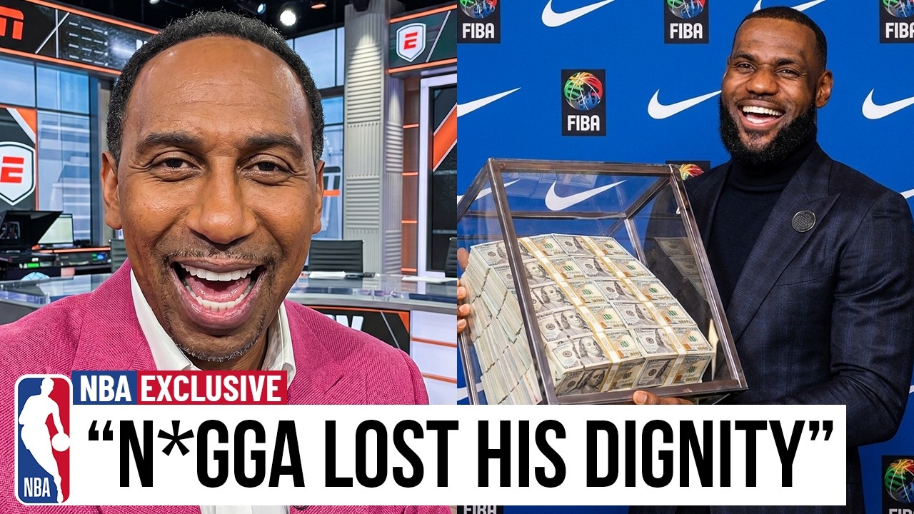 Stephen A Smith CLOWNS LeBron James After He SIGNED A Contract Outside The NBA For Next Season