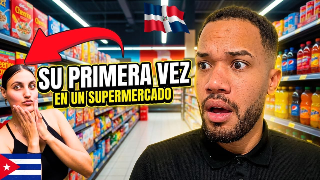 UNA CUBANA EN REPÚBLICA DOMINICANA ENTRA A UN SUPERMERCADO POR PRIMERA VEZ 🇩🇴😱