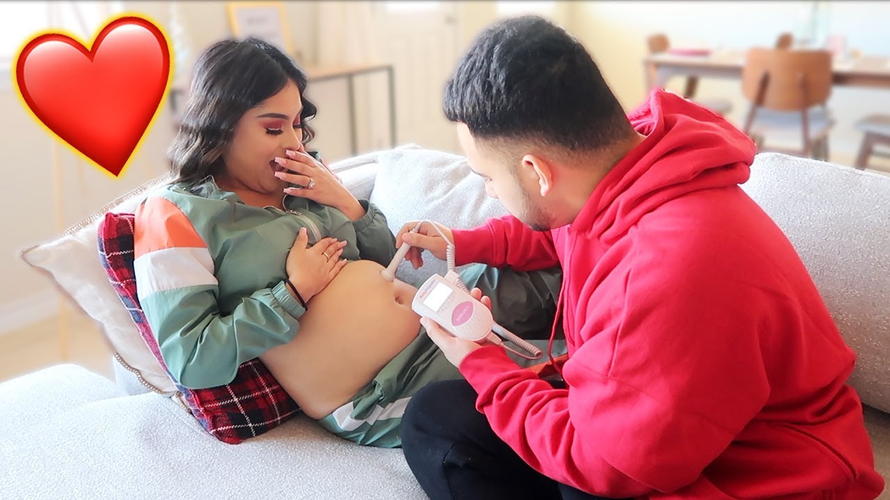 HEARING OUR BABY'S HEARTBEAT FOR THE FIRST TIME!