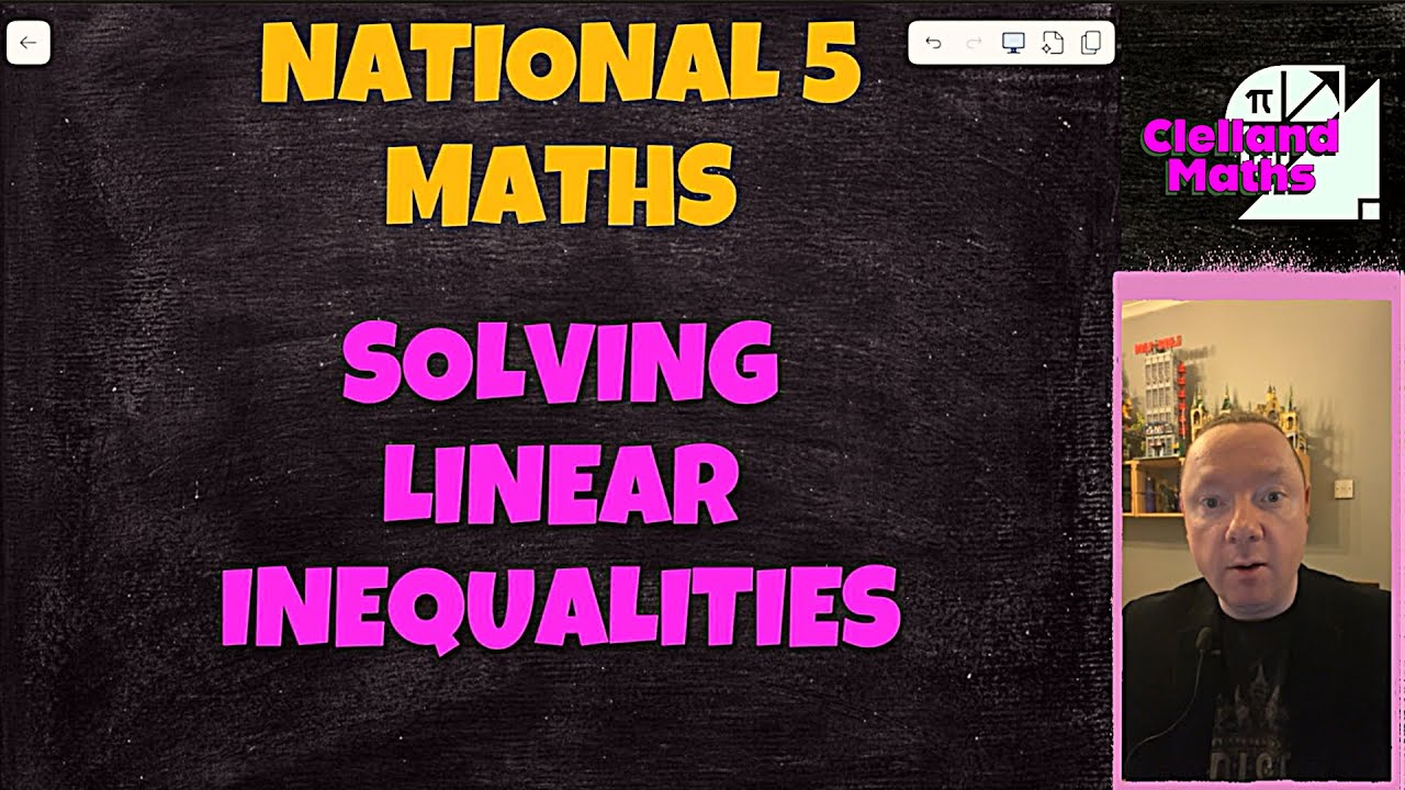 The Whole Of Solving Inequations In National 5 Maths