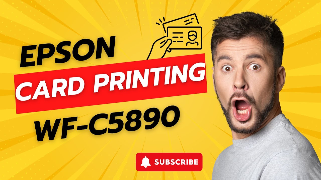 Epson Workforce Pro WF-C5890 | Card Printing Demo | Pro Office Solutions LLP, Belapur