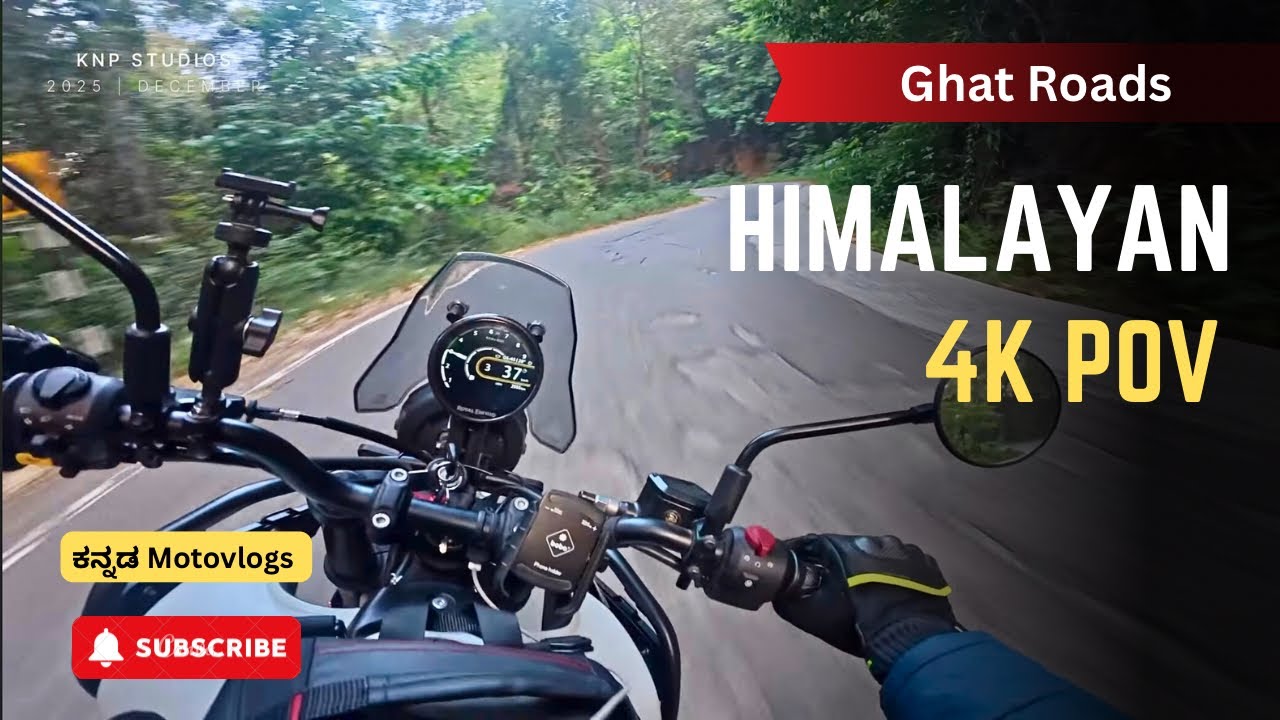 Namma Karnataka Ghat Roads 4K POV on Himalayan 450 | Kannur Ride EP-9