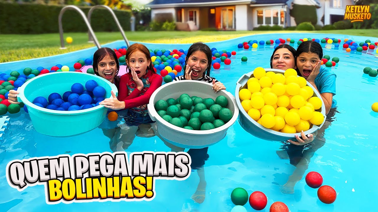 Quem pegar mais bolinha da sua cor VENCE feat. Jessica Sousa,Manu,Gabi e Susu (KetlynMusketo)