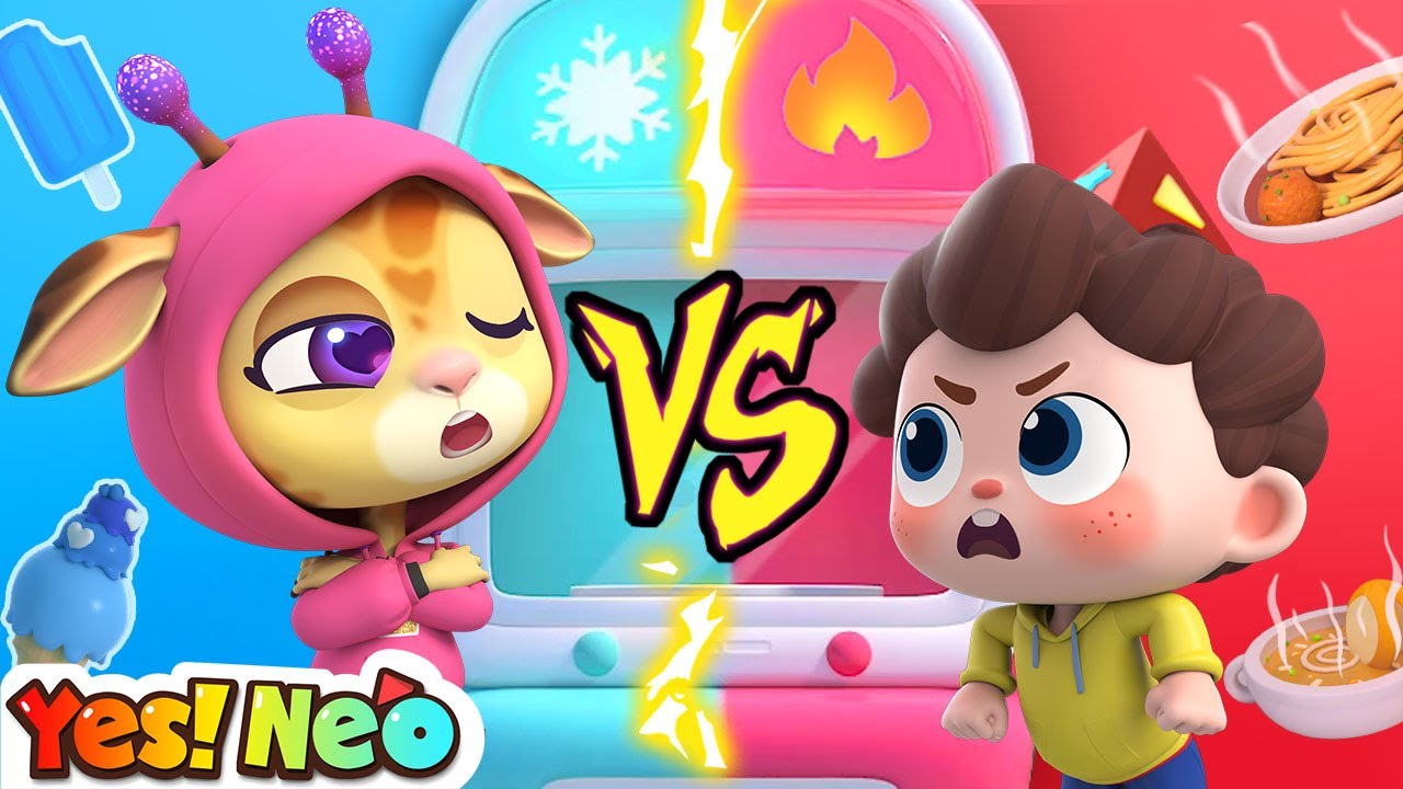 Hot vs Cold Challenge with Neo🥵🥶 | Funny Kids Songs | Children's Songs | Starhat Neo | Yes! Neo