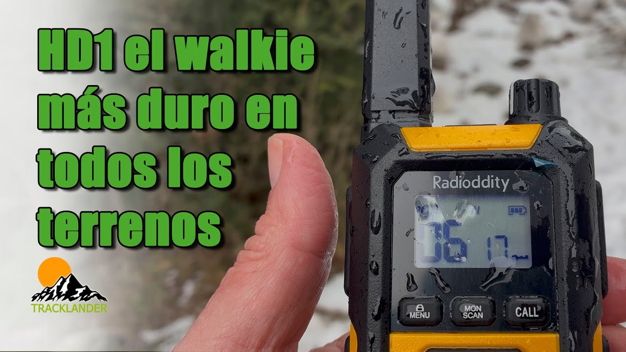 Pruebas de alcance y resistencia del HD1, el walkie todo terrero de Radioddity