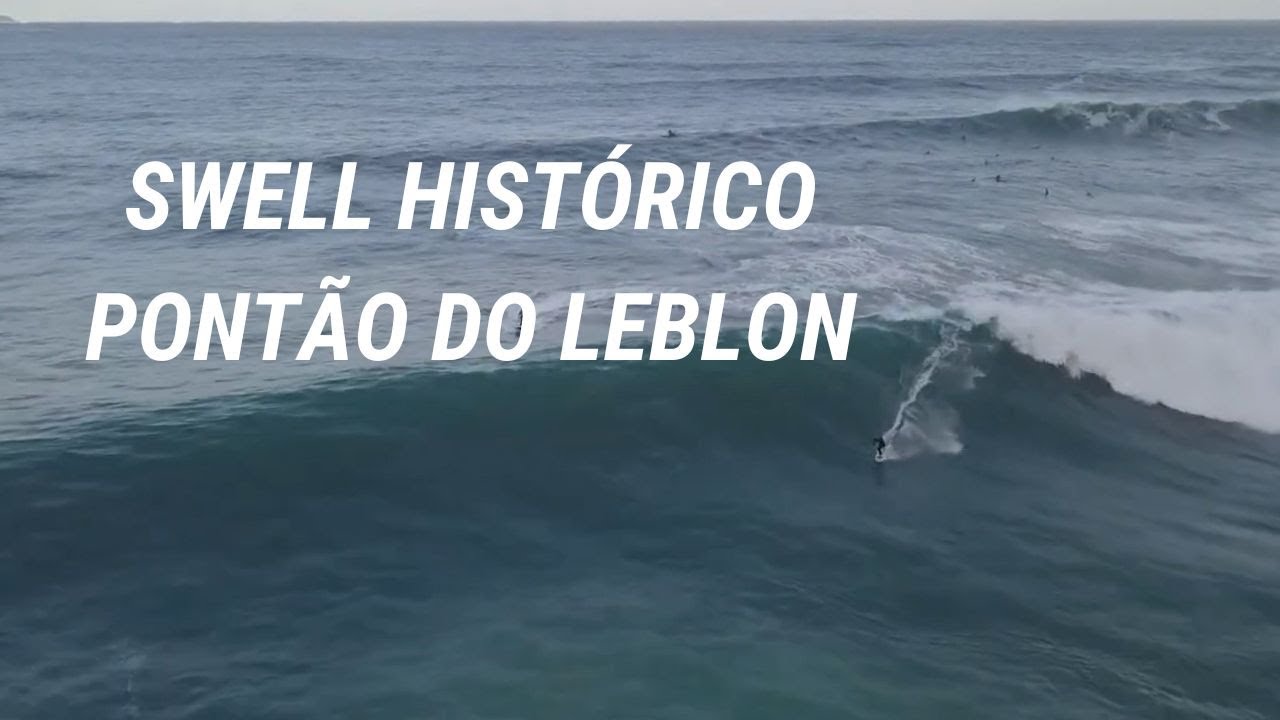 Pontão do Leblon num dos maiores swells do Rio de Janeiro! #swellhistorico
