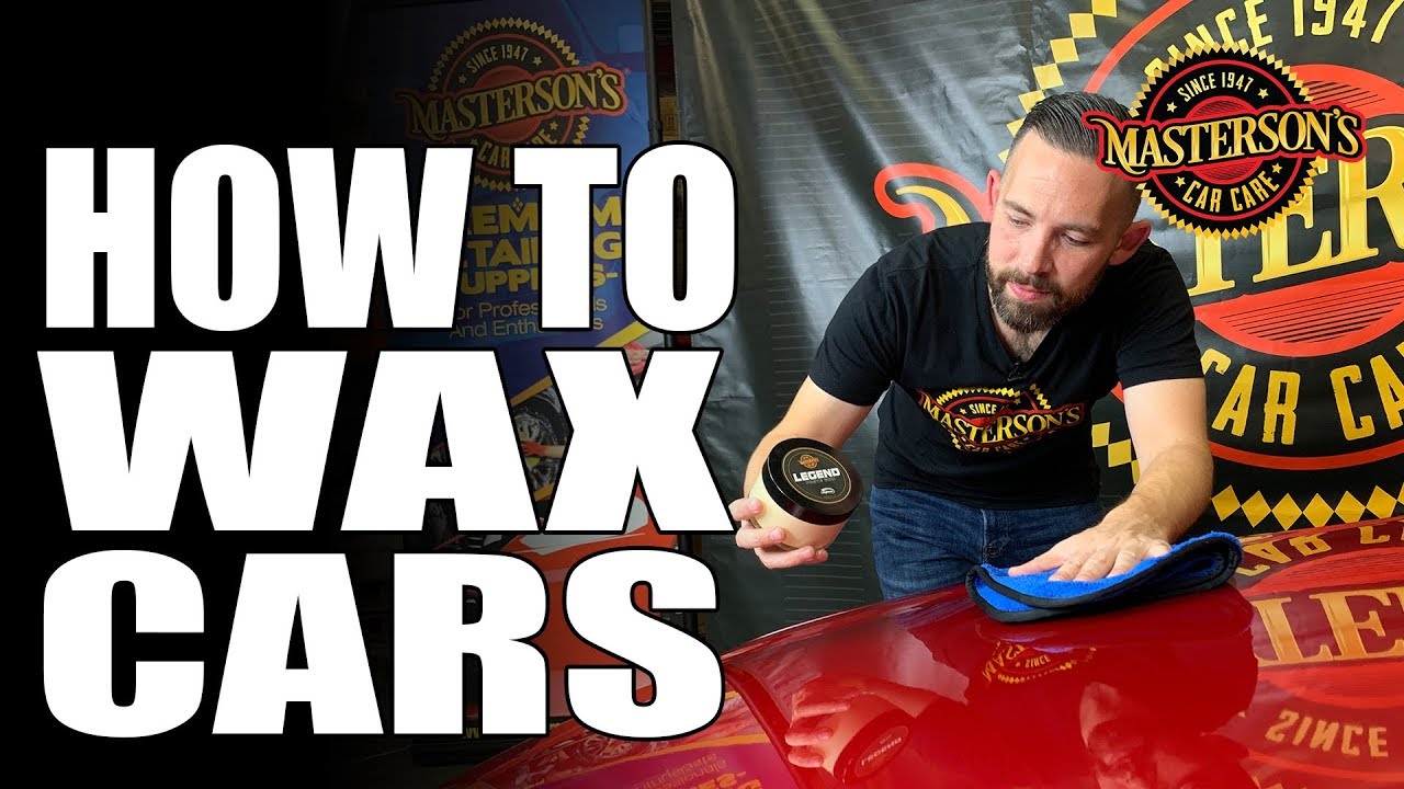 How To Wax Your Car Like A Pro! - Masterson's Legend Paste Wax