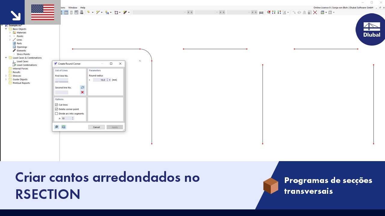 [EN] Criar um canto arredondado no RSECTION