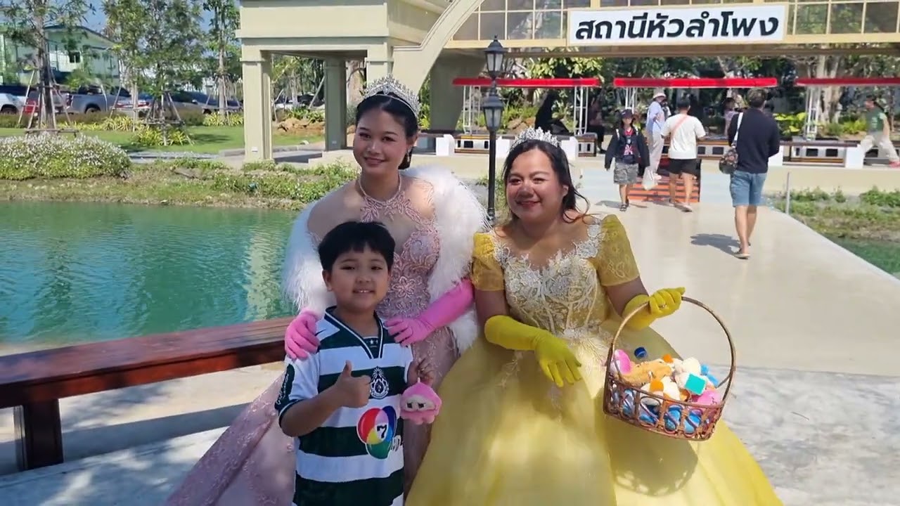 #ศักดิ์สยามคาเฟ่#นนทบุรีไทรน้อย#พาเด็กเที่ยว#จำลองหัวลำโพง@ดูแล้วเพลิดเพลินไปด้วยกัน