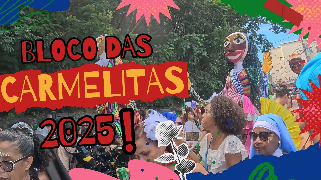 BLOCO DAS CARMELITAS 2025 Carnaval Rio de Janeiro !!! #rj #brasil #brazil #carnaval #carnaval2025