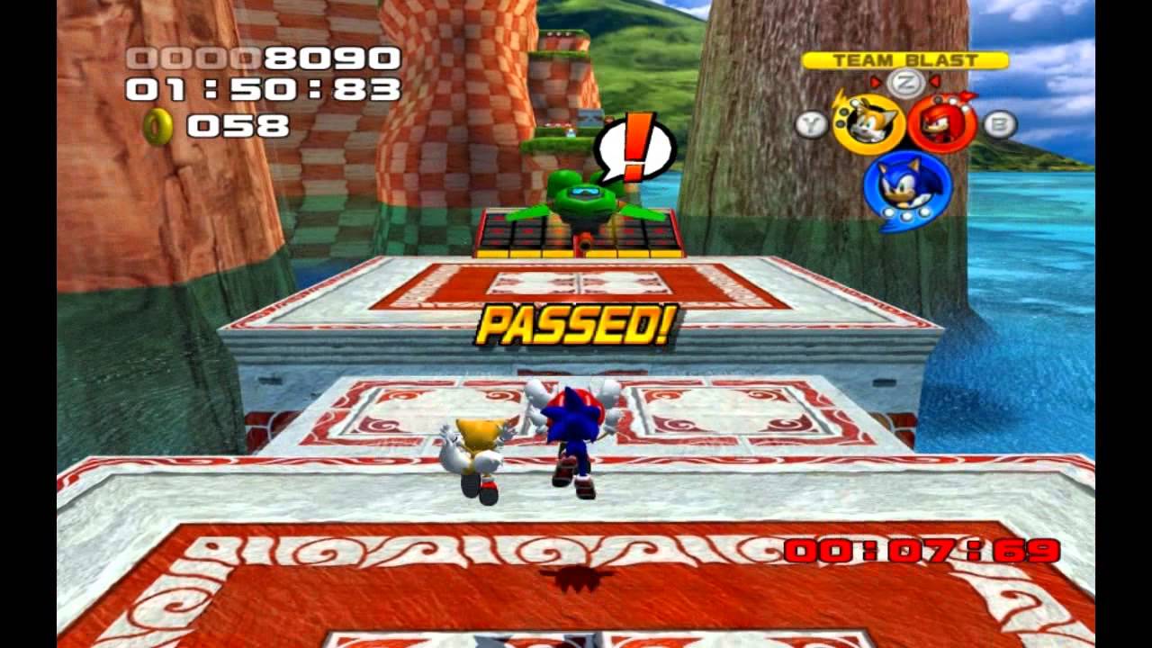 [Sonic Heroes] SA2 Sonic model import