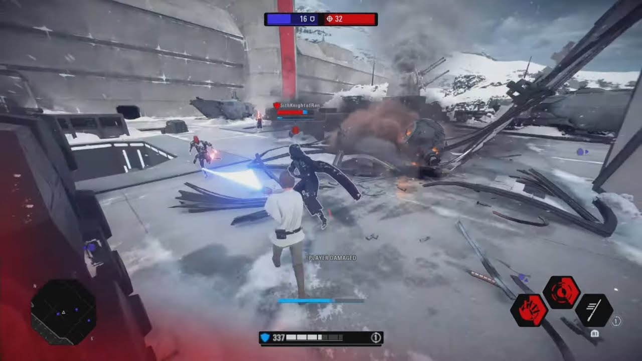 SithKnightsOfRen almost blows a 20-33 lead|Battlefront 2 HVV #47