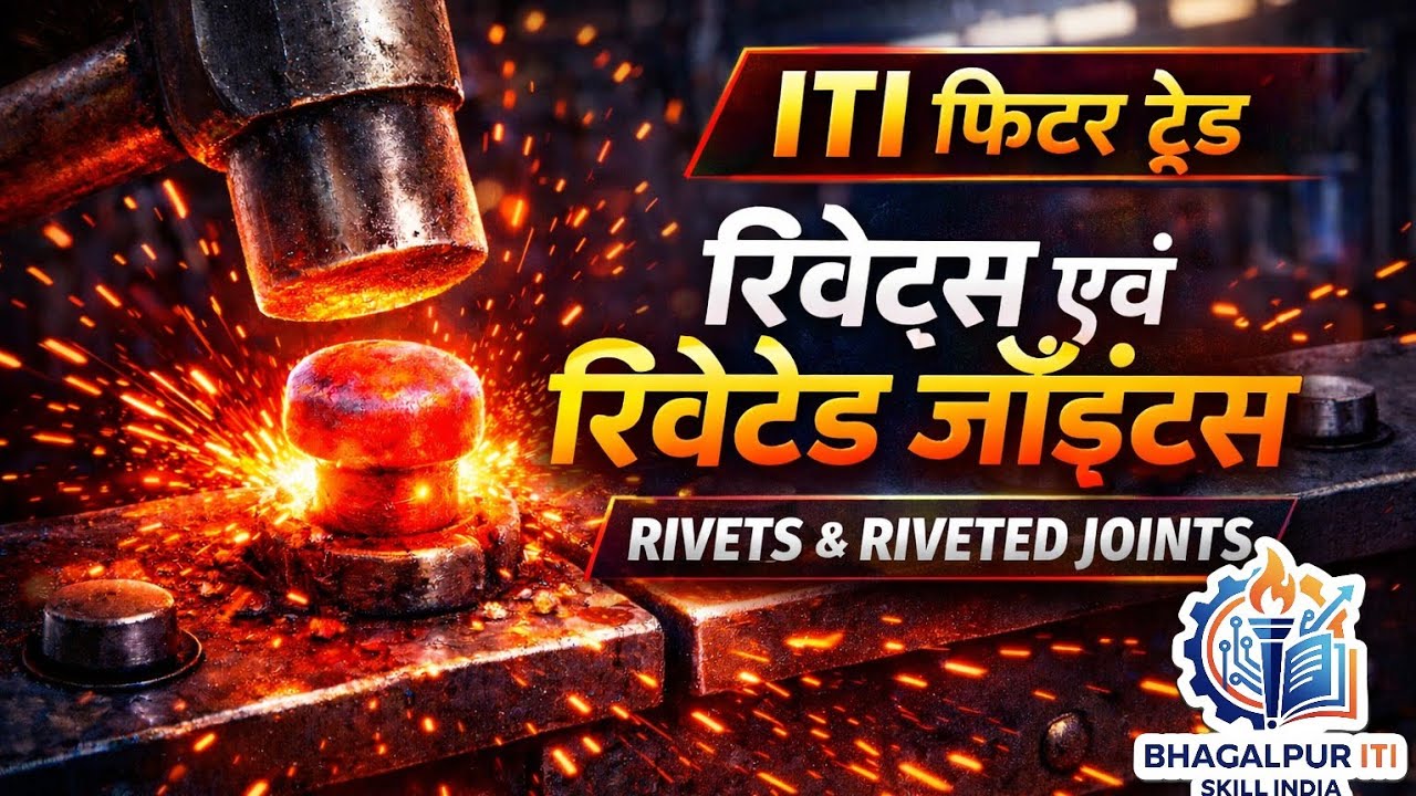 Rivet and Riveted joints Explained in Hindi Theory Class ITIFitterTrade #Rivets #RivetedJoints