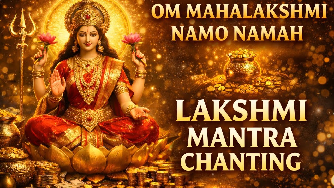 Om Mahalakshmi Namo Namah 💰 | Lakshmi Mantra for Wealth & Prosperity | Money Chanting