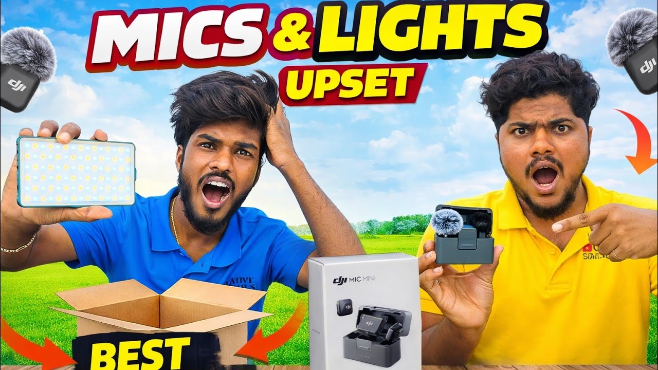 Dji mic mini & digitek light తీసుకున్నము🔥 | Creative Challenges 