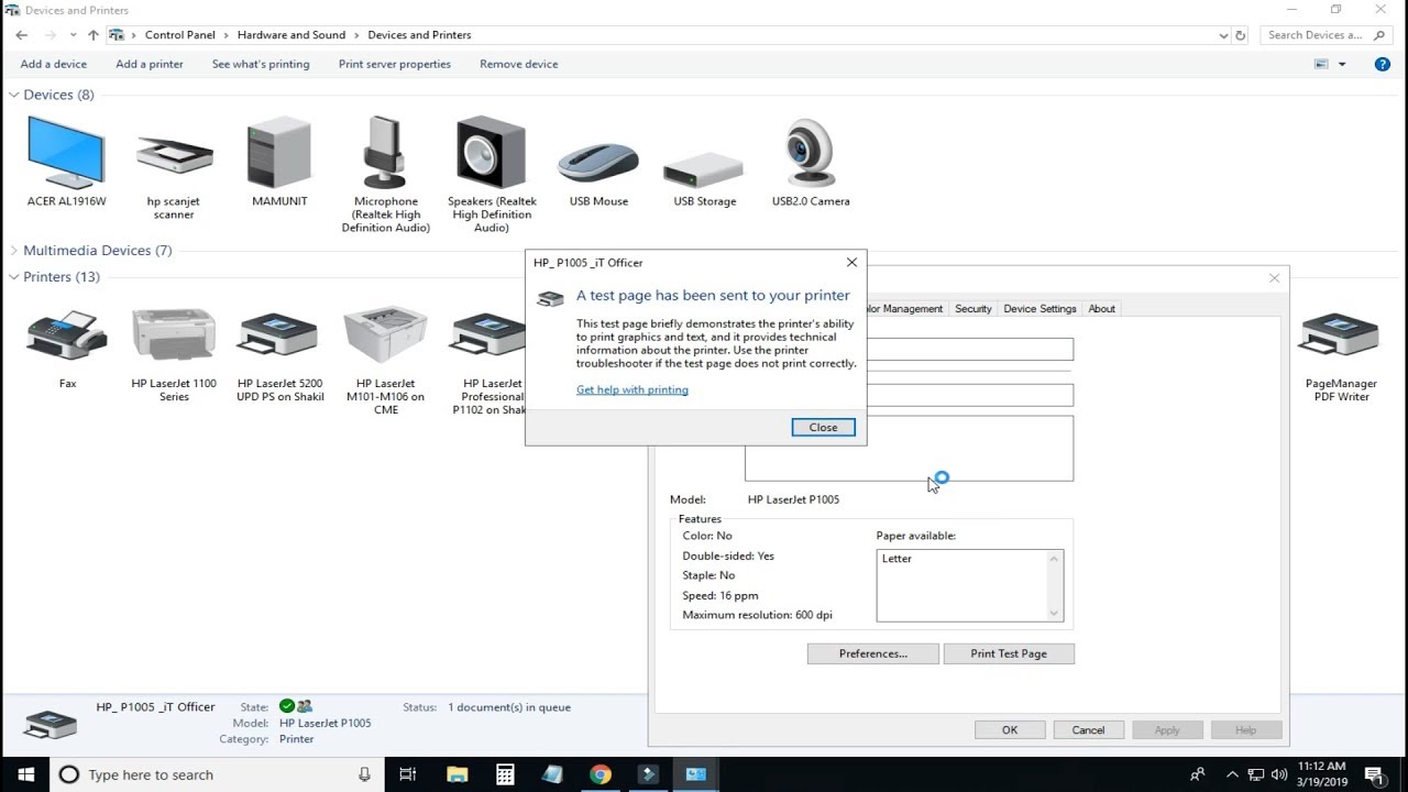 printer hangs deleting print job | solve printer Hangs problem | document not printing | Msquareit