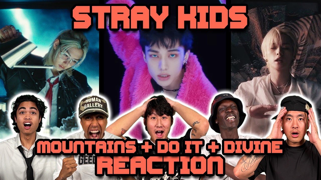 OUR FIRST TIME WATCHING STRAY KIDS! | Mountains + Do It + Divine