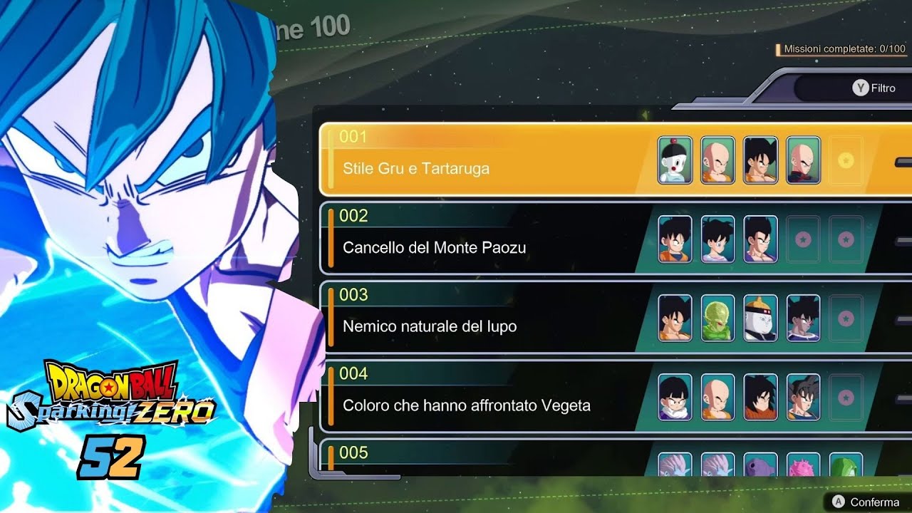 NUOVA MODALITA' MISSIONE 100! - Dragon Ball Sparking Zero ITA EP 52
