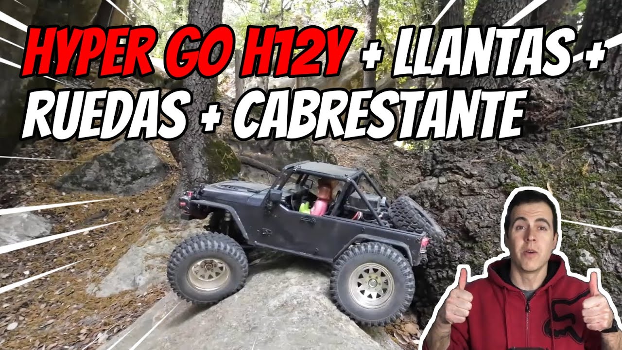 ¡Mejora brutal! ¡Hyper Go H12Y Ruedas, llantas y cabrestante nuevos!