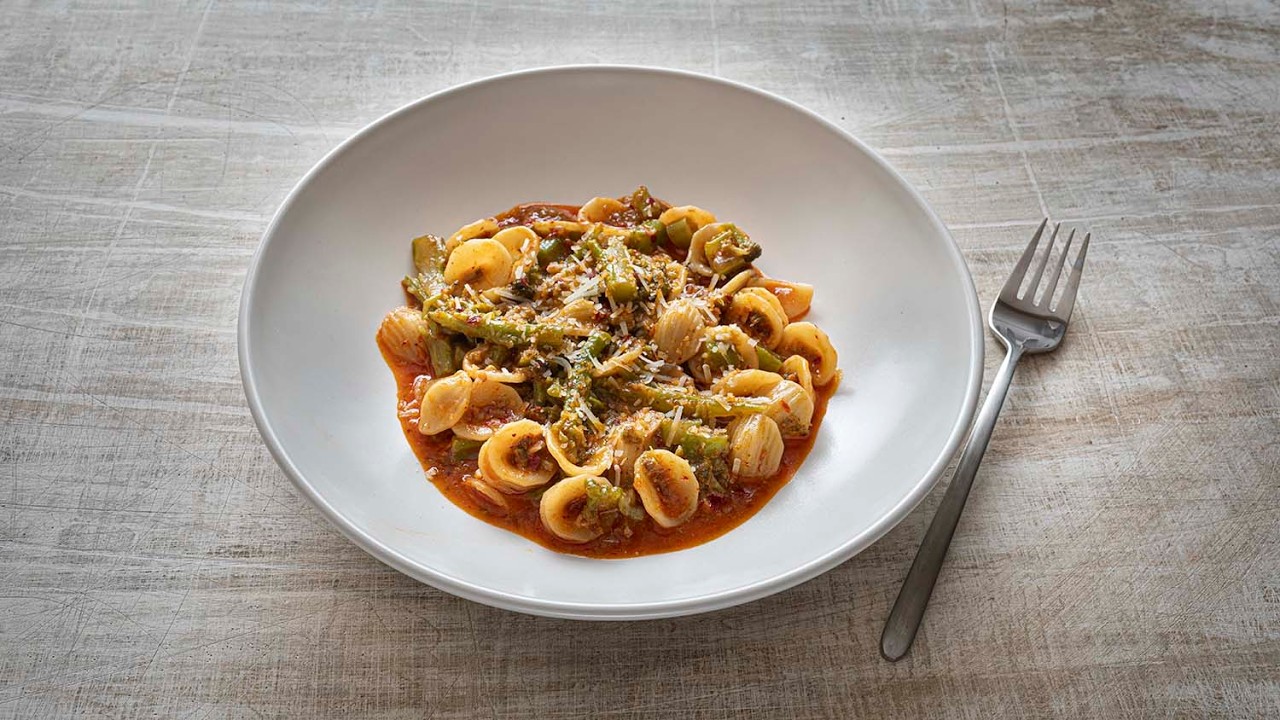 Orecchiette mit 'Nduja und Brokkoli