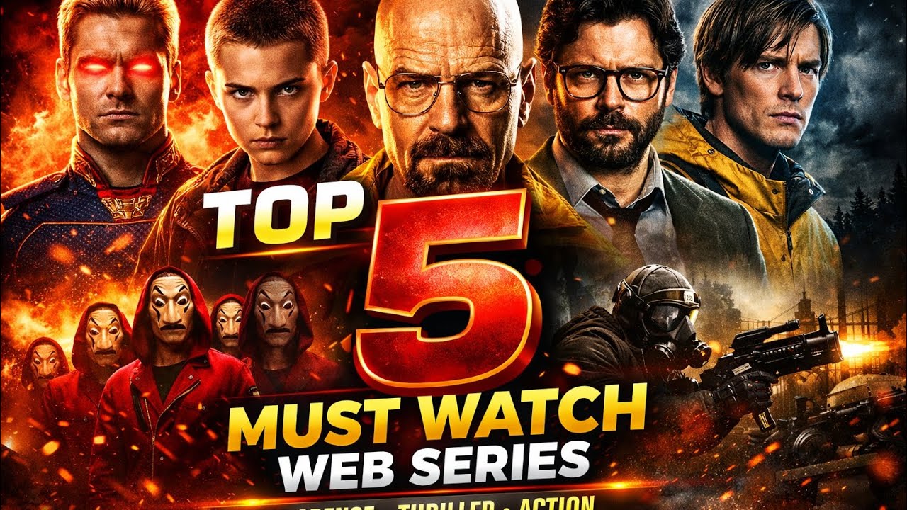 Top 5 Best Hollywood Series You Must Watch Before You Die 🔥 |movie zone|