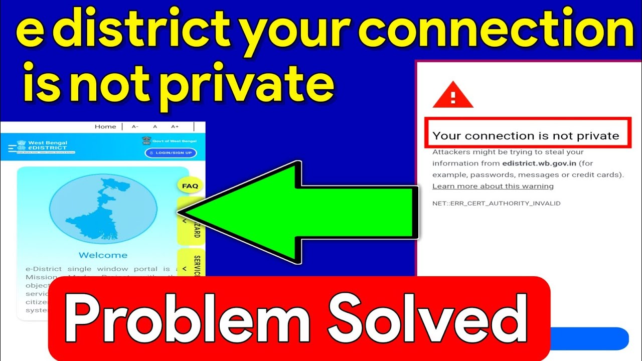 e district your connection is not private|your connection is not private google chrome|e district 