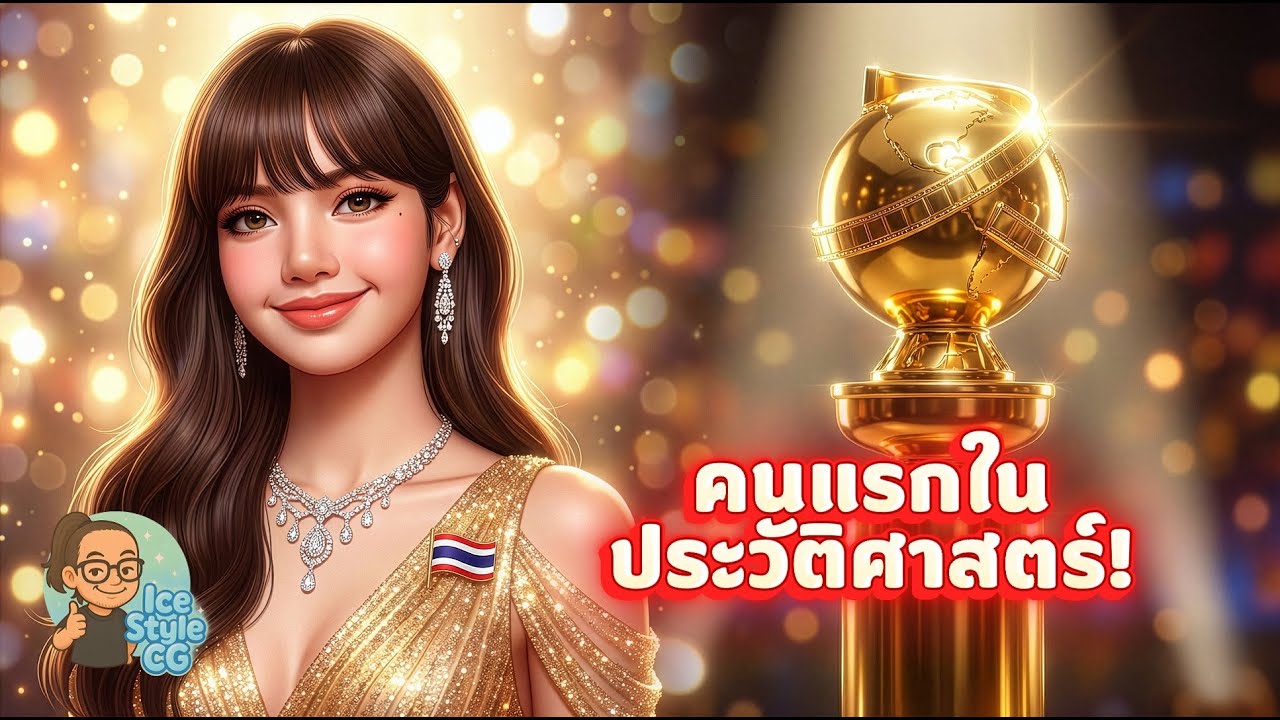 ประวัติศาสตร์! ลิซ่า K-Pop คนแรก ขึ้นแท่นผู้ประกาศรางวัล Golden Globes 2026 🏆 [IceStyleCG]