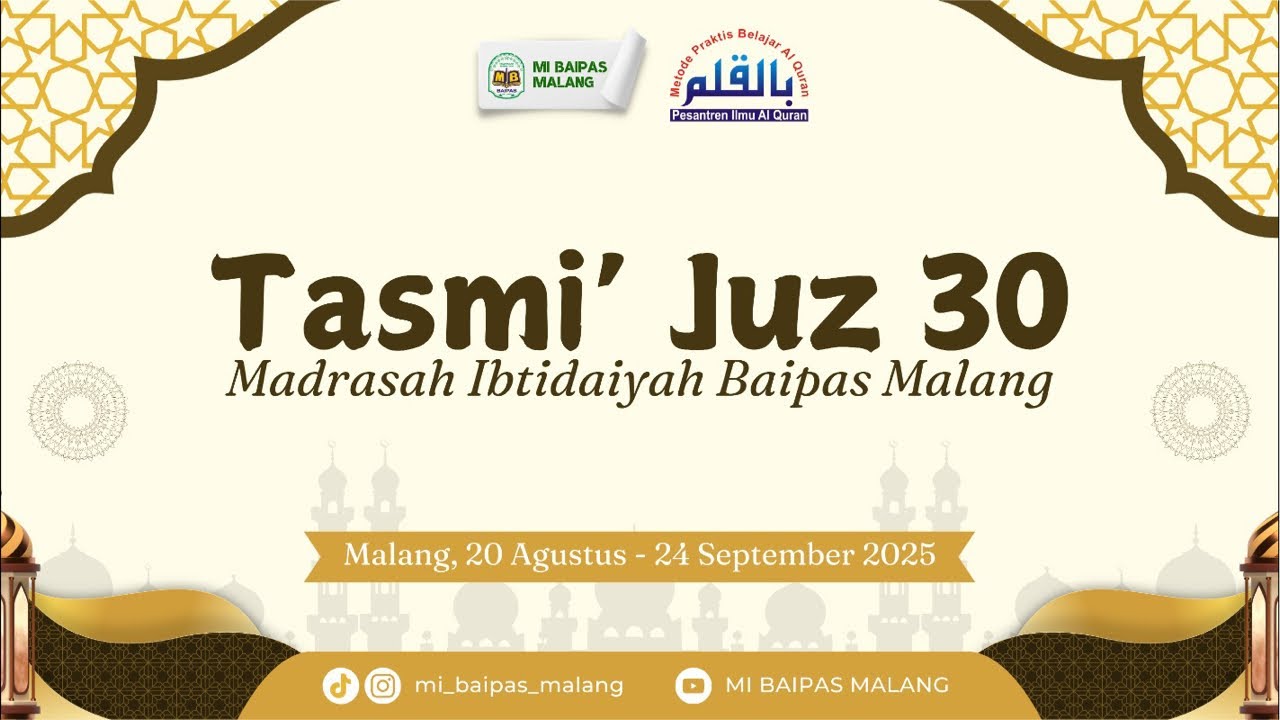Tasmi’ Juz 30 santri MI BAIPAS MALANG tahun ajaran 2025/2026 | DAY- 2🤩