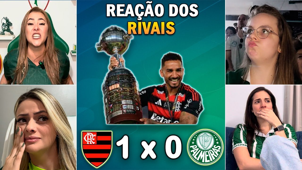 React Flamengo 1x0 Palmeiras - reações dos palmeirenses da final da libertadores