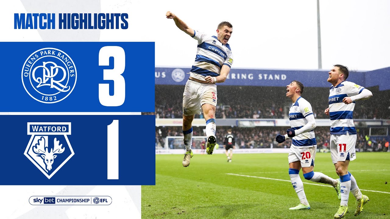 WINNING IN THE RAIN | Match Highlights | QPR 3-1 Watford
