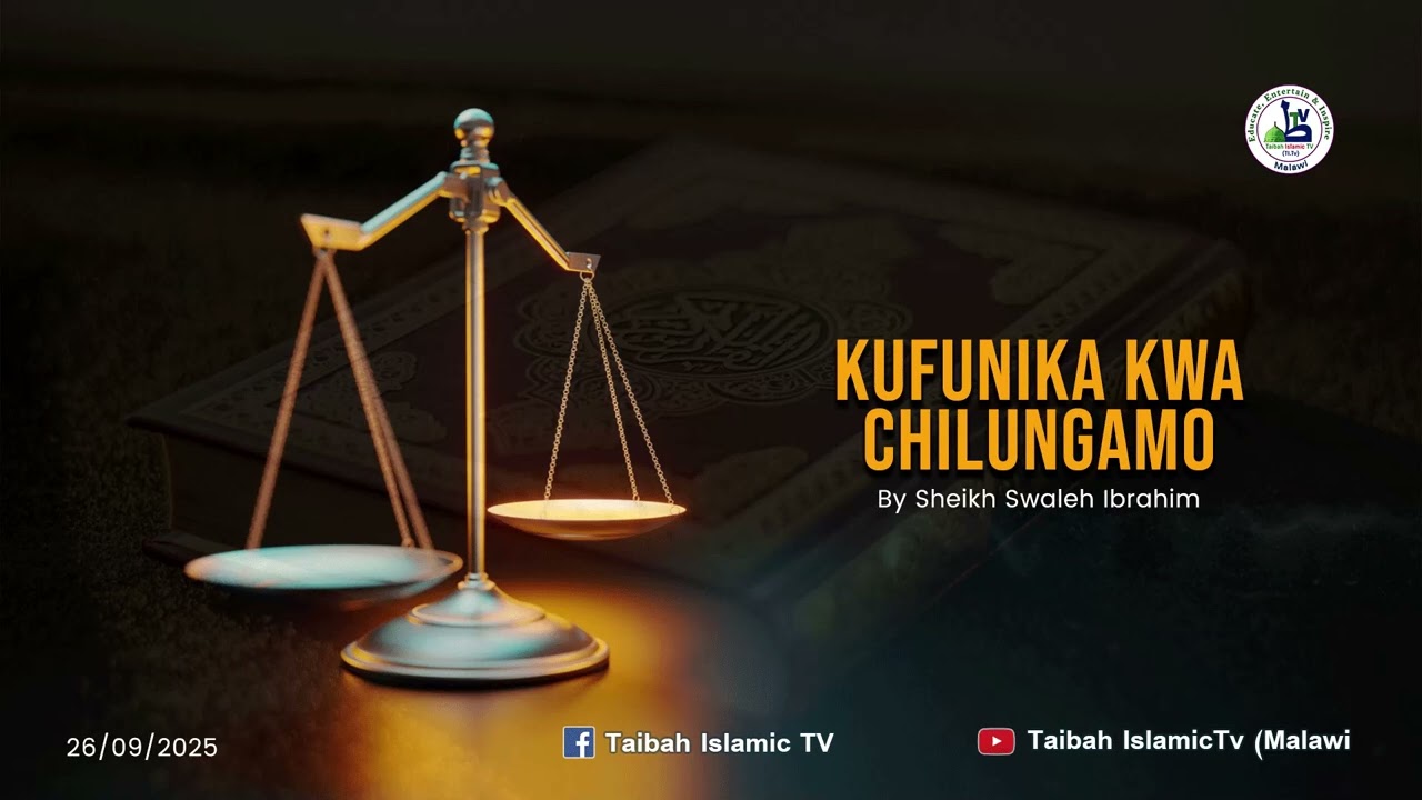 Kufunika kwa chilungamo By Sheikh Swaleh Ibrahim